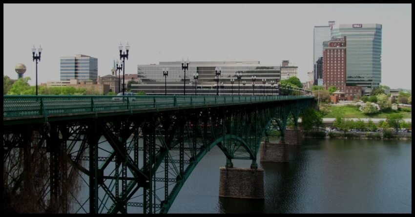 Gay Street and Cumberland River